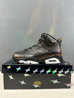 Jordan Air Jordan 6 Xuan Wu Black Basketball Sneakers IR7572-220