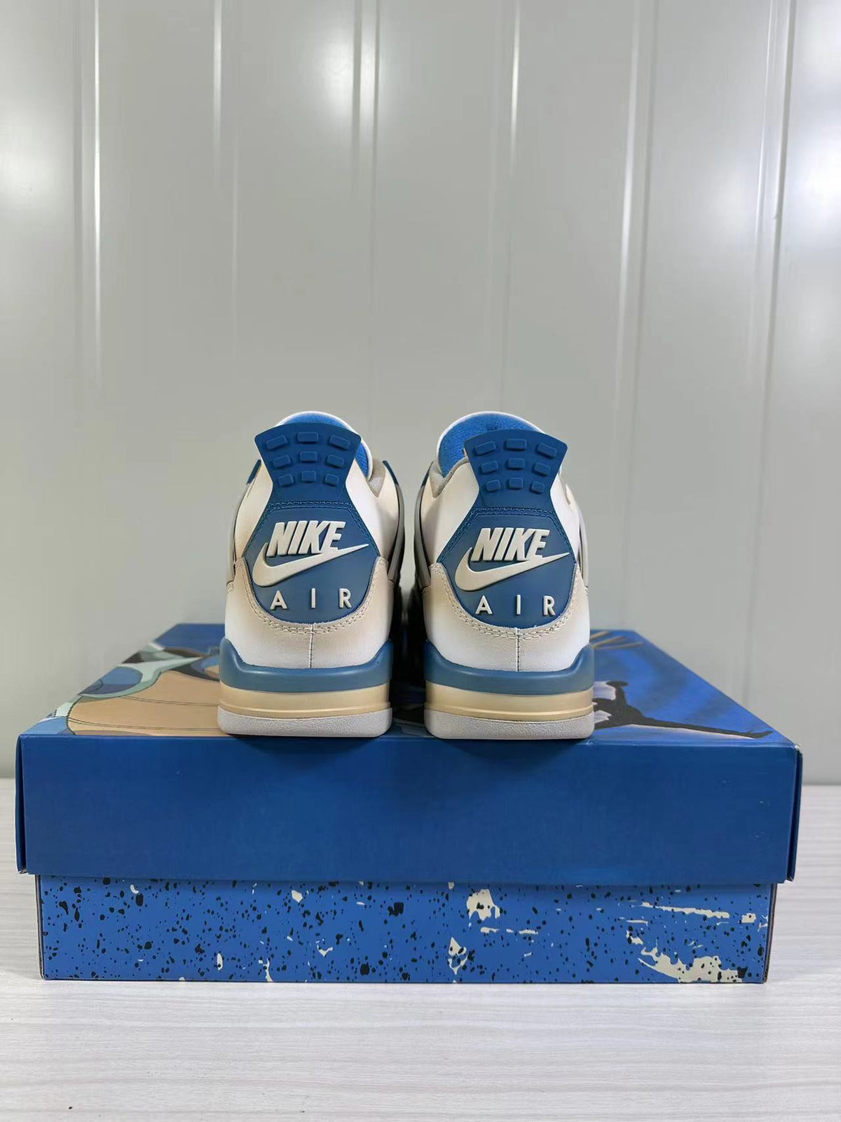 Jordan Air Jordan 4 Retro White Blue 308497-105