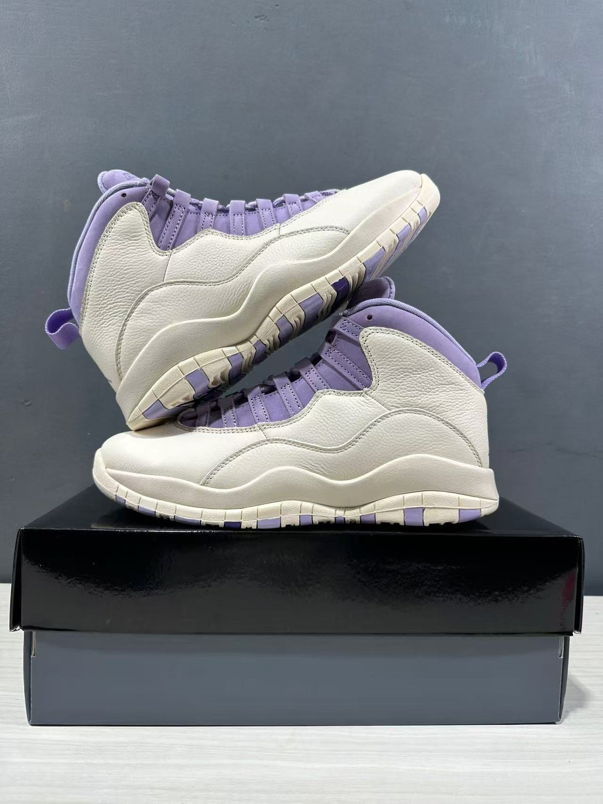 Jordan Air Jordan 10 Hydrangeas Sneakers White Purple IQ0388-101