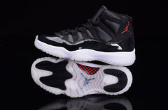 Jordan Air Jordan 11 High-Top Basketball Shoes Black White
