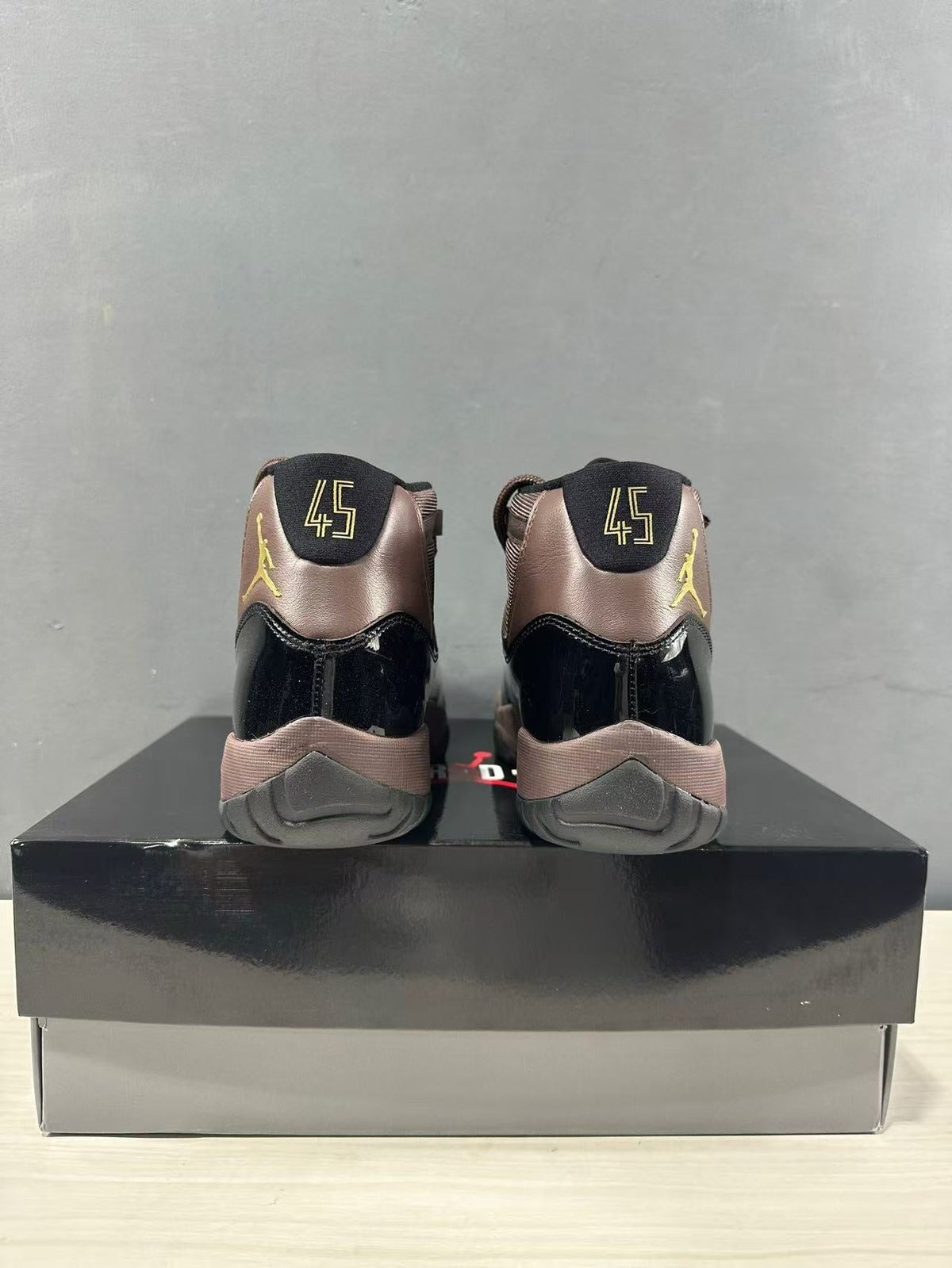 Jordan Air Jordan 11 Retro Black Bronze High-Top Sneakers