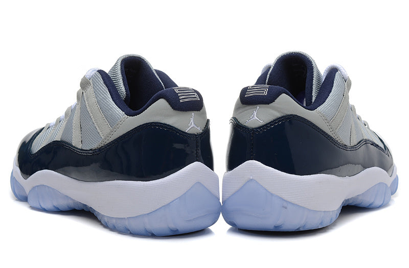 Jordan Air Jordan 11 Retro Low Sneakers, White and Navy