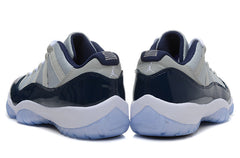 Jordan Air Jordan 11 Retro Low Sneakers, White and Navy