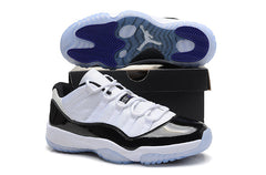 Air Jordan 11 Low White Black Basketball Sneakers