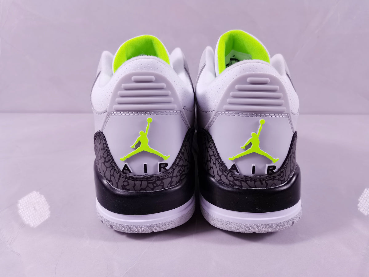 Jordan Air Jordan 3 Retro Grey Green Sneakers