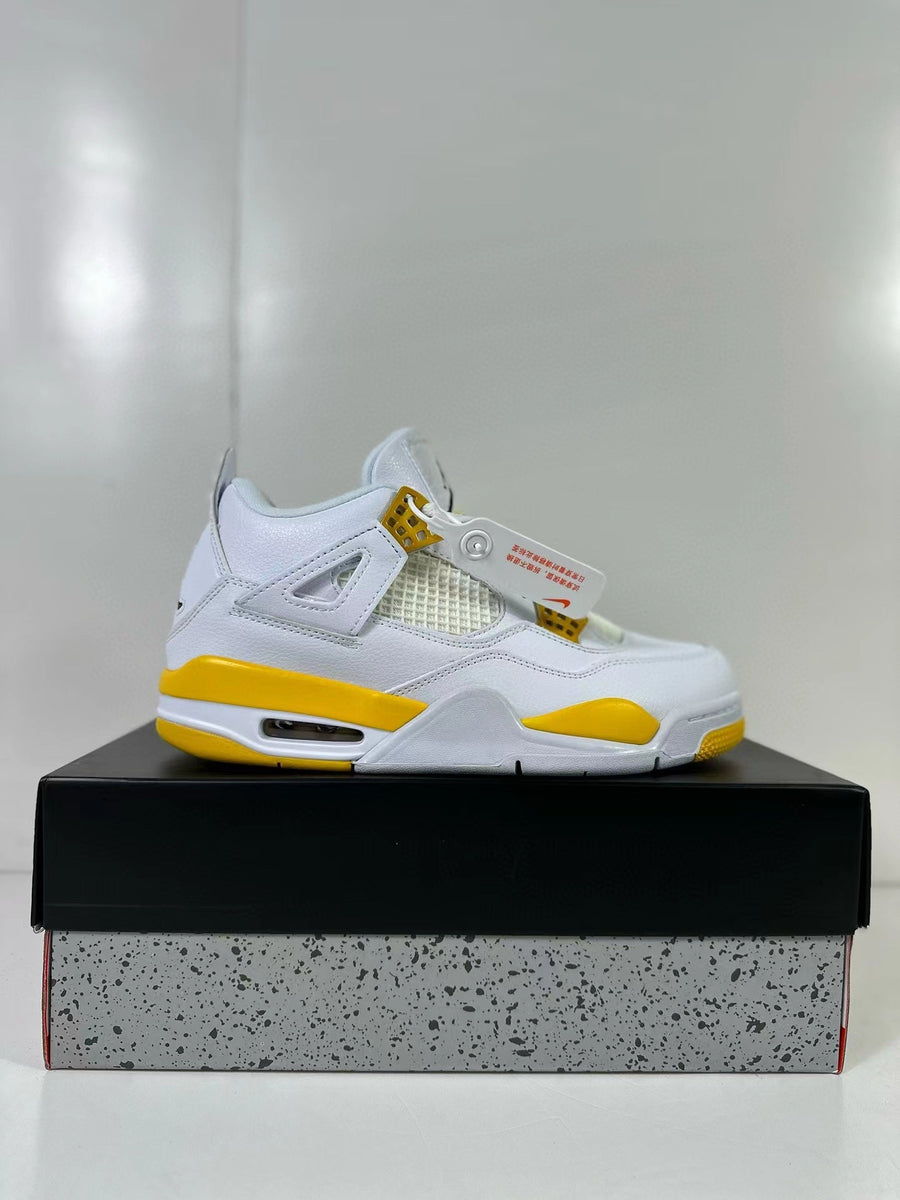 Jordan Air Jordan 4 White Yellow Sneakers AQ9129-102