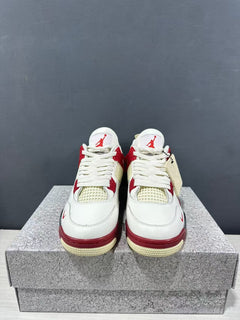 Jordan Air Jordan 4 Retro White Red Sneakers
