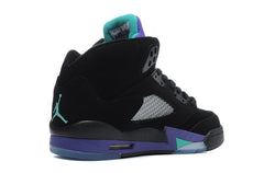 Jordan Air Jordan 5 Black Purple High-Top Sneakers 440892-007