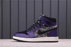 Jordan 1 Zoom Air CMFT Bayou Boys Black Purple DC2133-500