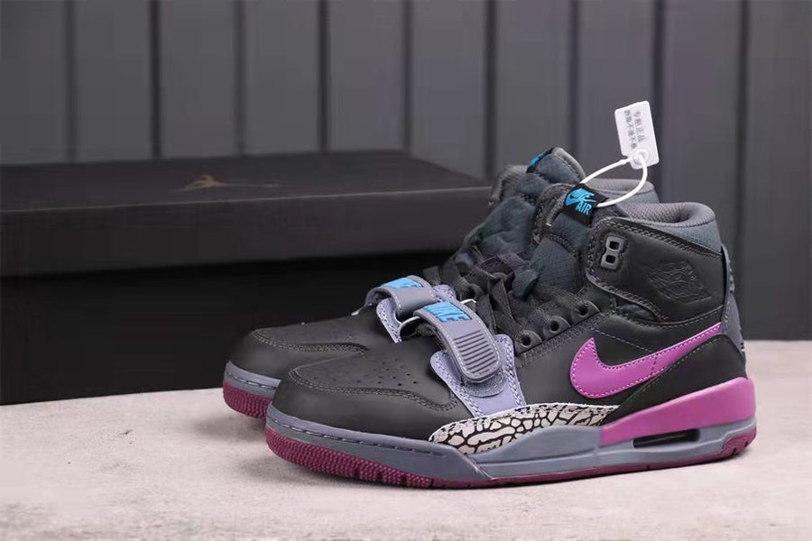 Jordan Legacy 312 Grey Purple Sneakers AV3922-005
