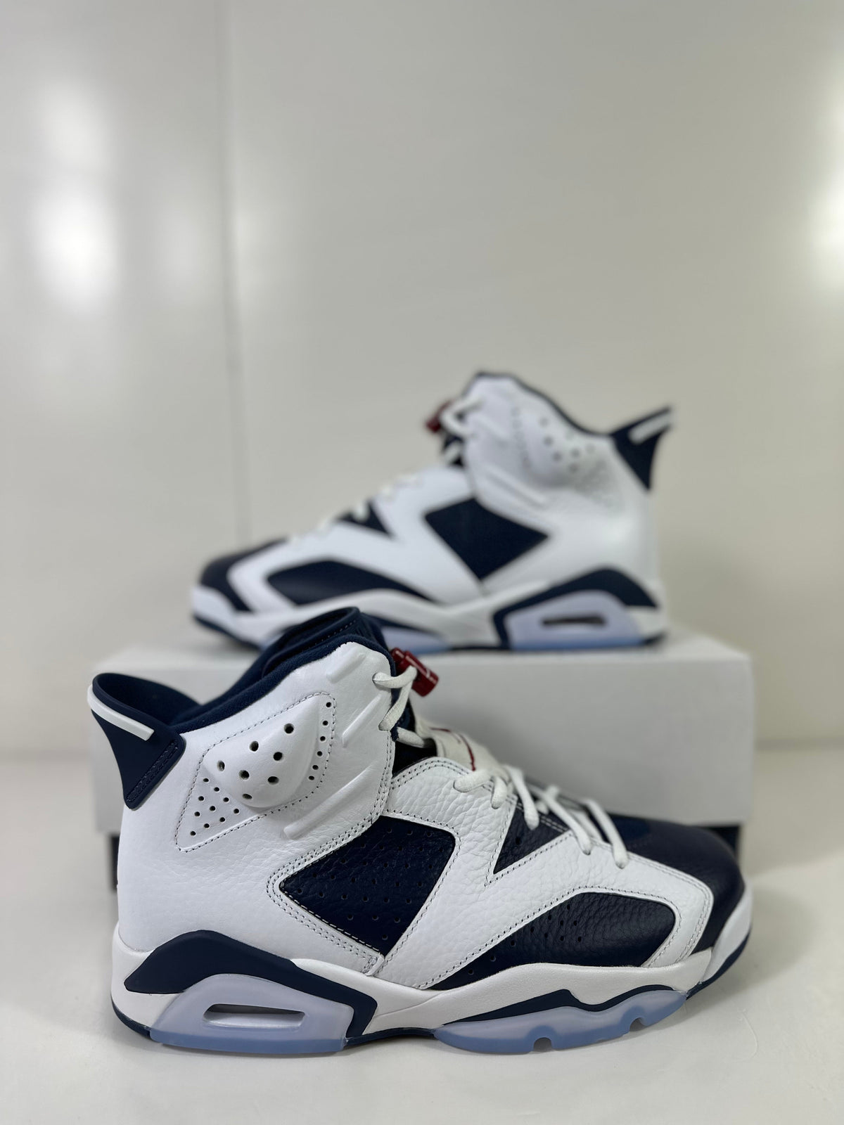 Jordan Air Jordan 6 Retro Olympic London Sneakers White Navy CT8529-164