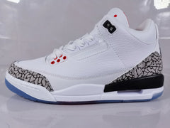 Jordan Air Jordan 3 Retro White Red Elephant Print Sneakers