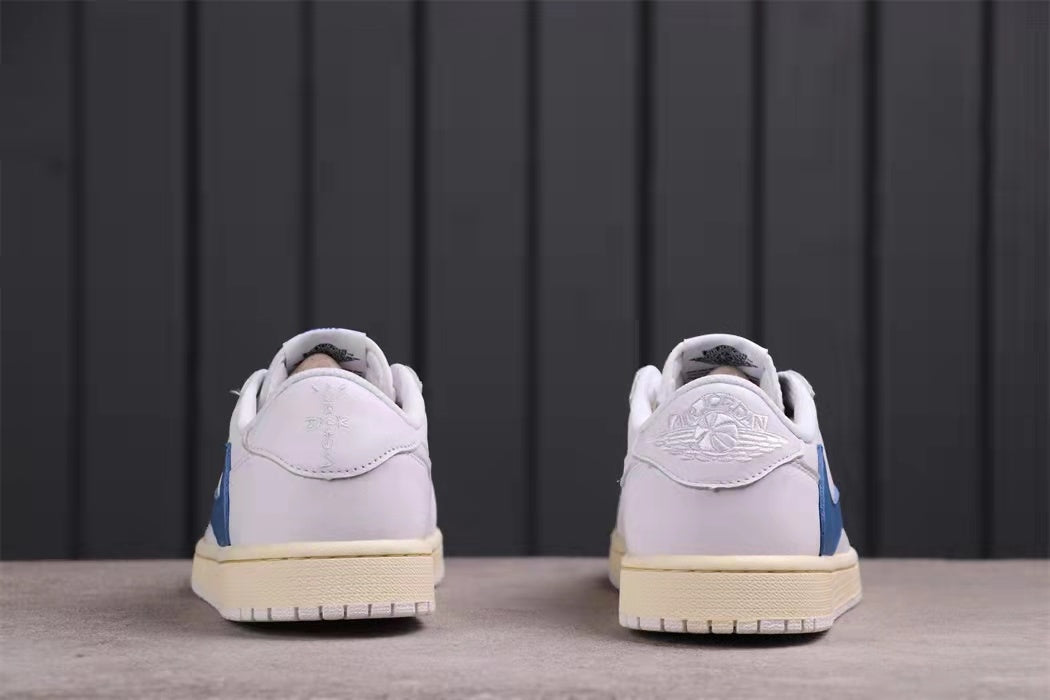 Jordan Travis Scott Air Jordan 1 Low White Blue DM3277-100
