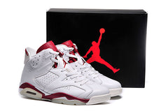 Air Jordan 6 Retro High Sneakers White and Red