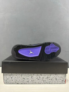 Jordan Air Jordan 4 Retro Black Blue Sneakers CT8527-018