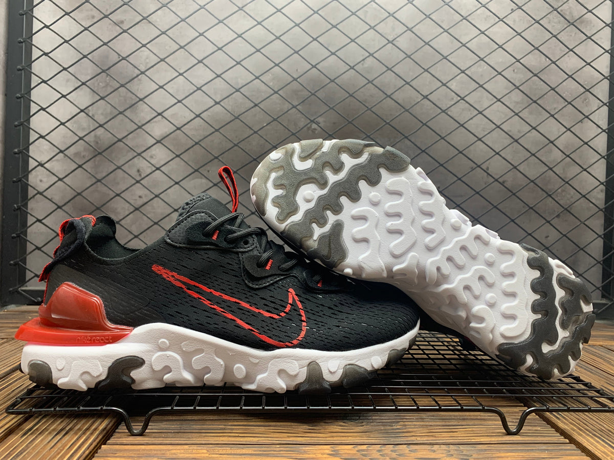 Nike React Vision Sneakers Black Red