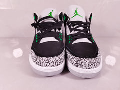 Jordan Air Jordan 3 Black Green Elephant Print Sneakers