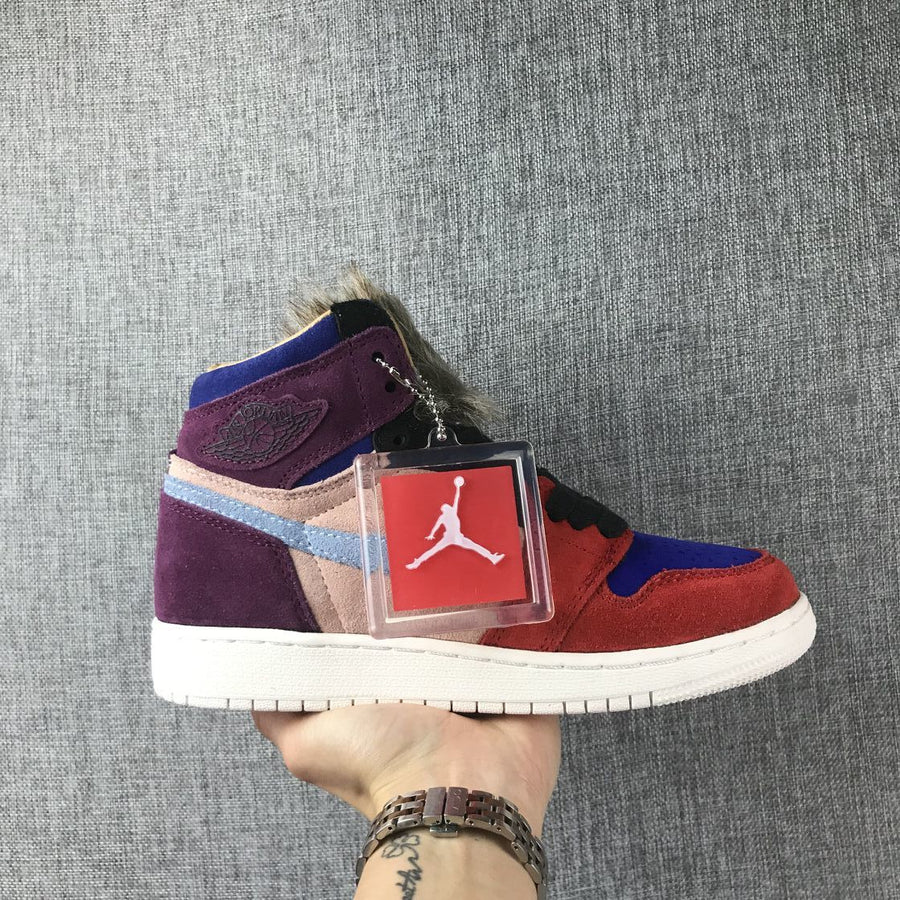Air Jordan 1 High OG Christmas Red Multicolor Sneakers