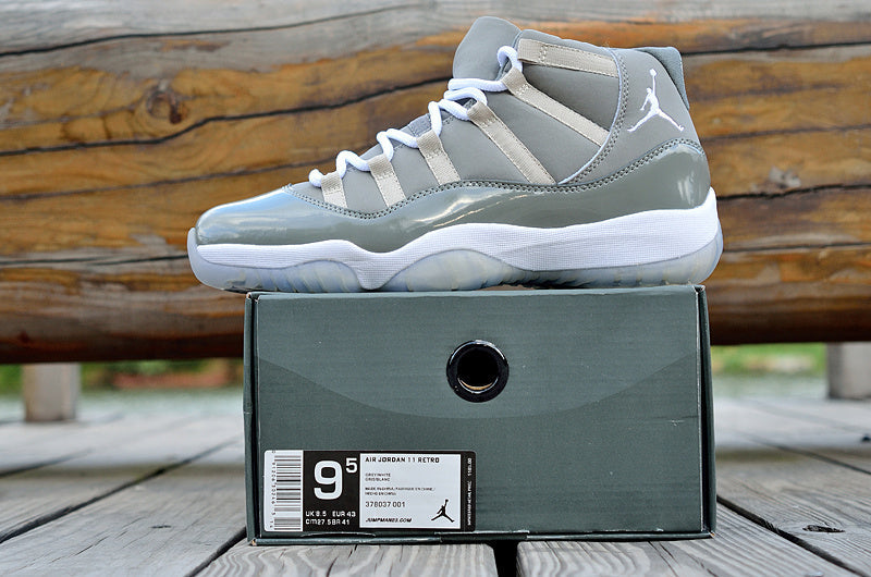 Jordan Air Jordan 11 Retro High-Top Basketball Shoes Grey