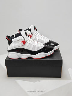 Jordan Air Jordan 6 White Black Red Sneakers