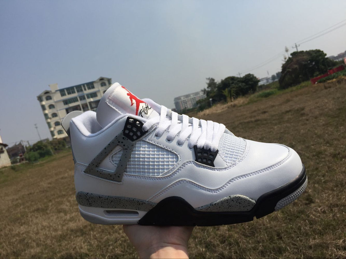 Jordan 4 Retro White Cement Men's Sneakers