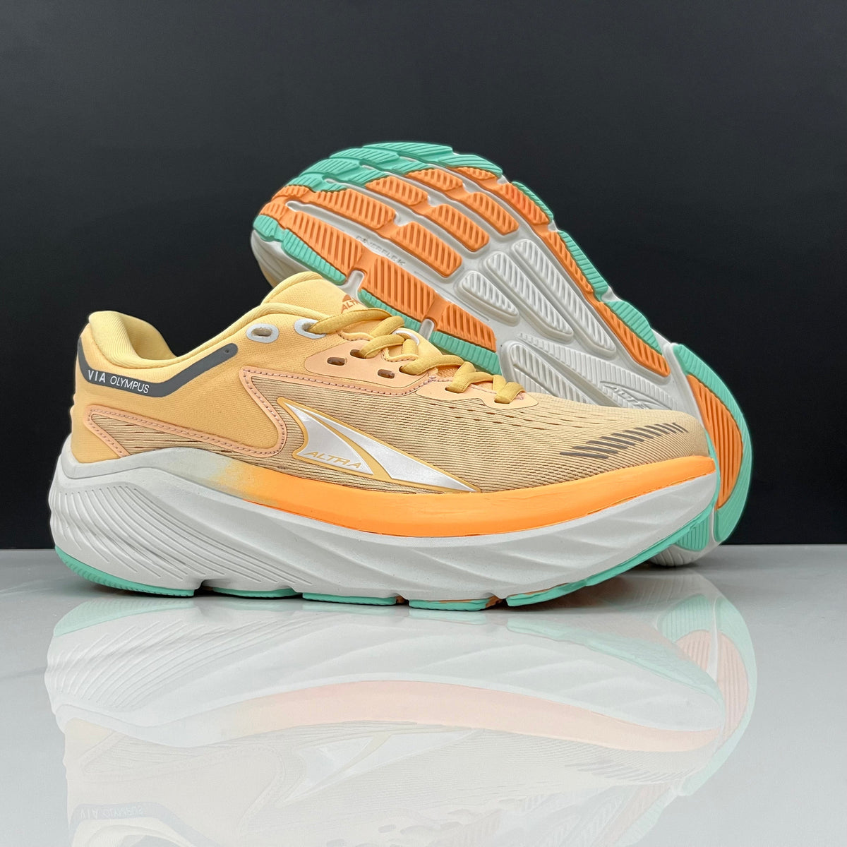 ALTRA Via Olympus Running Shoes in Yellow and Orange