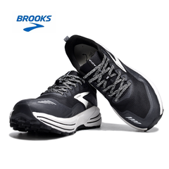 Brooks Cascadia 16 Trail Running Shoes in Black and White