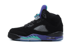 Jordan Air Jordan 5 Black Purple High-Top Sneakers 440892-007