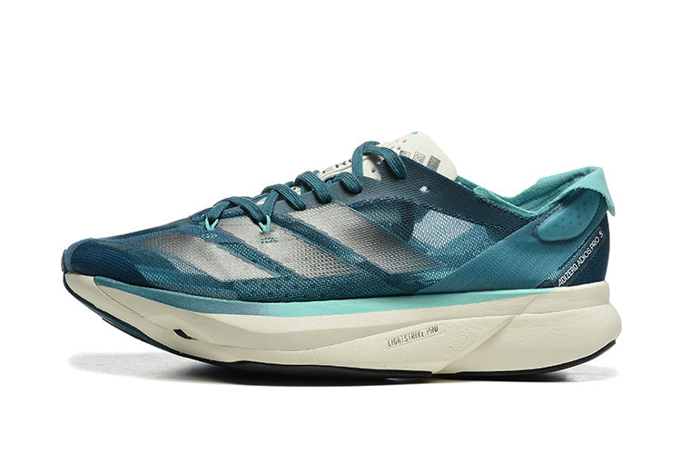 Adidas Adizero Adios Pro 3 Blue Green Running Shoes