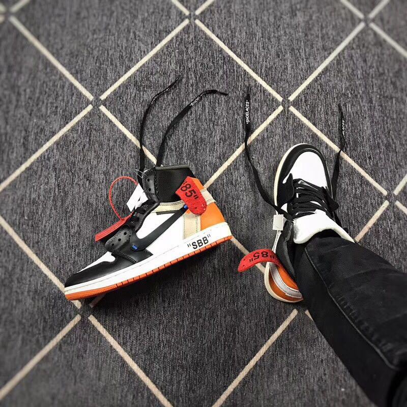 Air Jordan 1 Off-White Shattered Backboard Sneakers