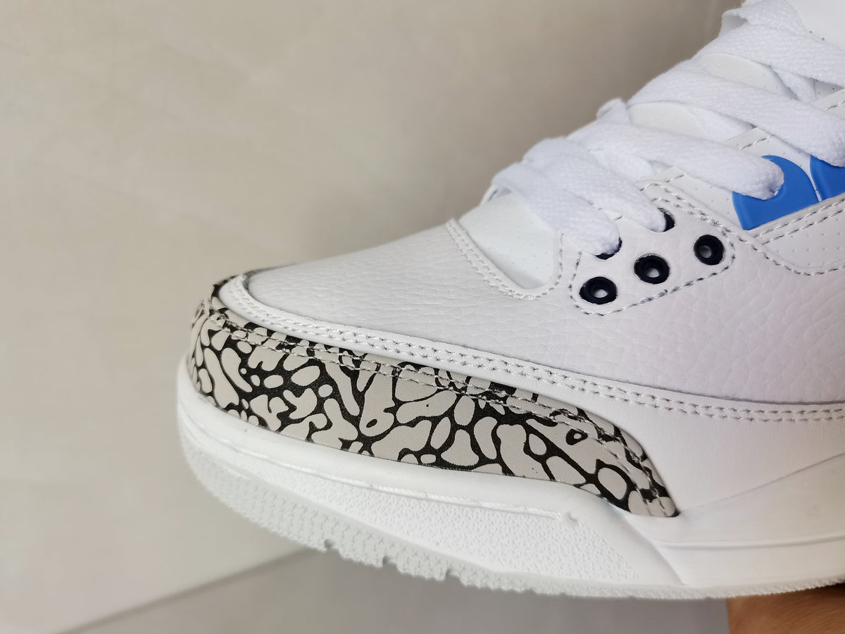 Jordan Air Jordan 3 Retro White Blue Sneakers