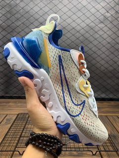 Nike React Vision Sneakers in Beige, Blue and Orange