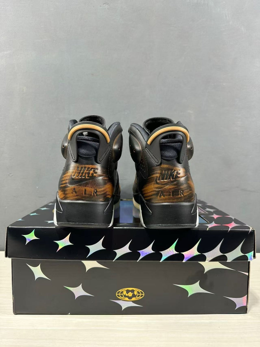 Jordan Air Jordan 6 Xuan Wu Black Basketball Sneakers IR7572-220