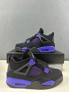 Jordan Air Jordan 4 Retro Black Blue Sneakers CT8527-018