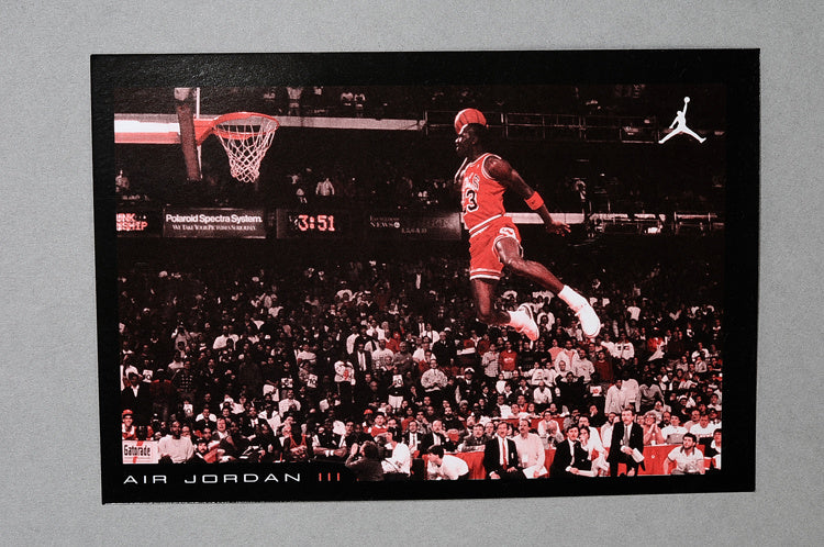 Jordan Air Jordan 3 Black Grey Red High-Top Sneakers