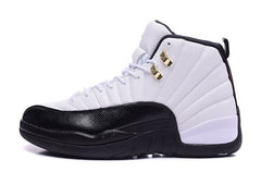 Jordan Air Jordan 12 Retro White and Black High-Top Sneakers
