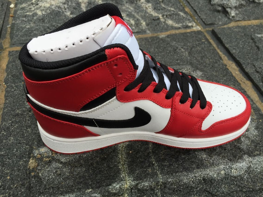 Air Jordan 1 Women's High-Top Sneakers White Black Red