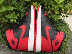 Air Jordan 1 High Black Red White Sneakers