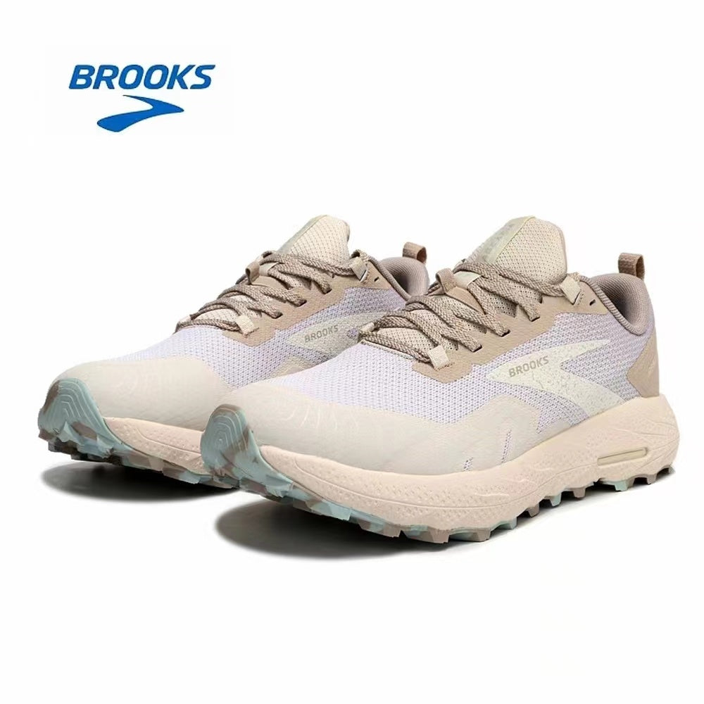 Brooks Cascadia 17 Trail Running Shoes in Beige