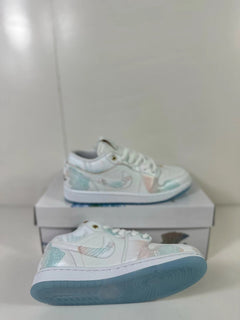 Jordan Air Jordan 1 Low Steam Puppet Sneakers White Blue FN8901-164