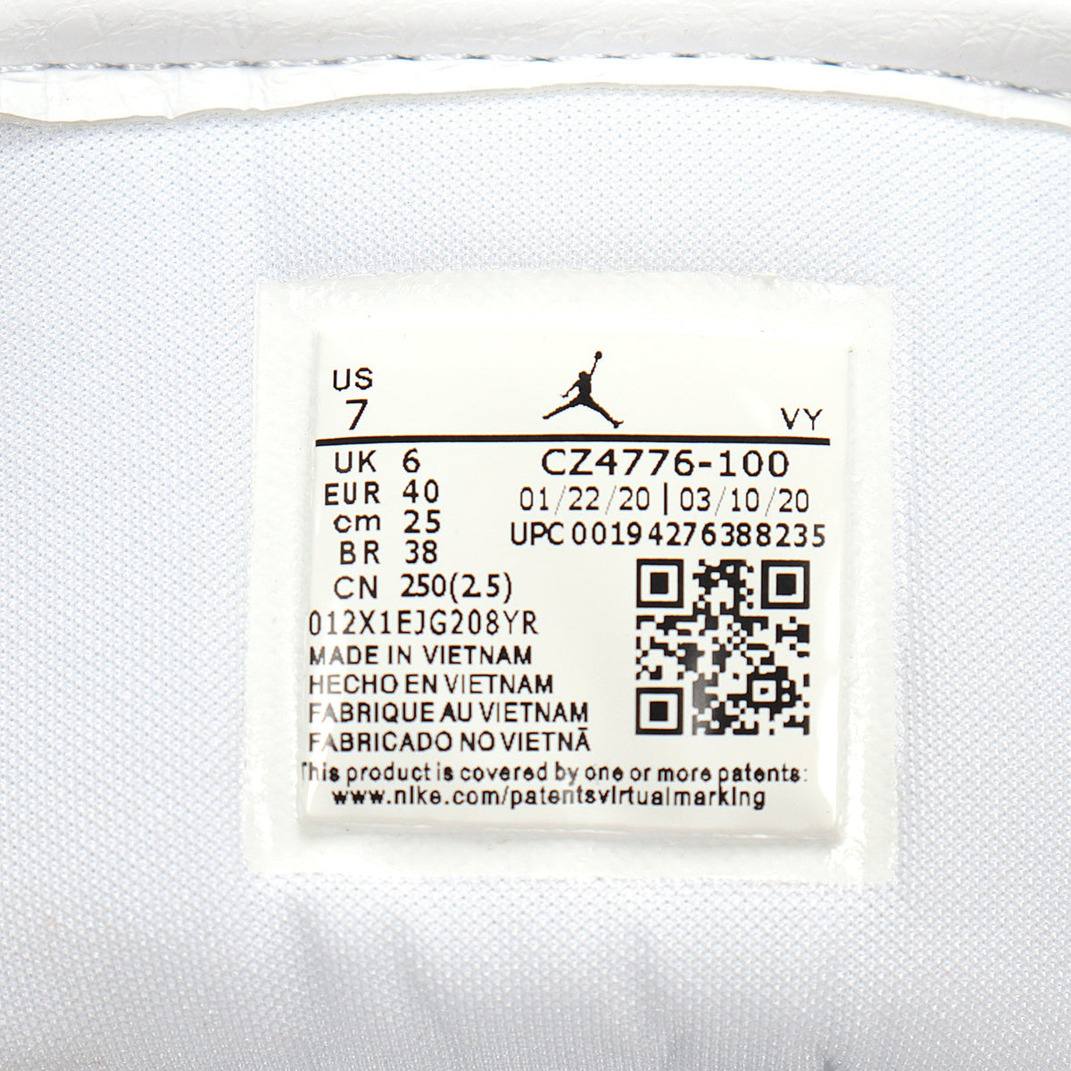Nike Air Force 1 Low White Metallic Gold CZ4776-100