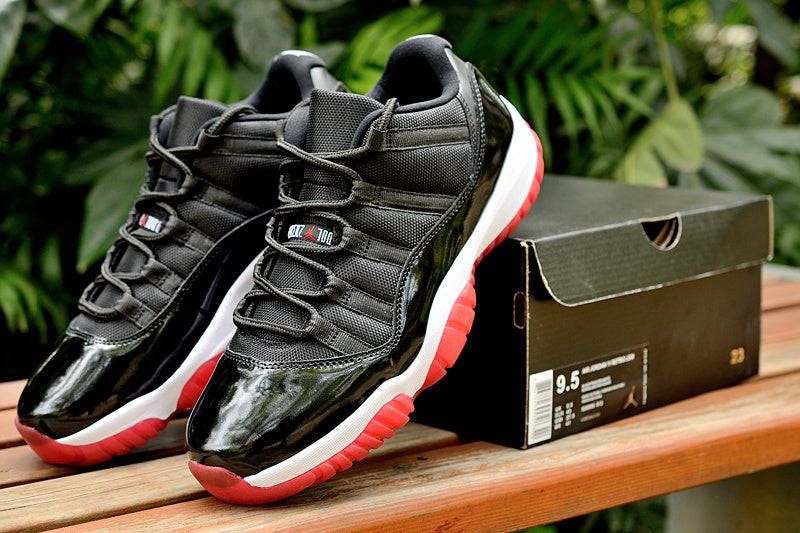 Jordan Air Jordan 11 Retro Low Black and Red Sneakers
