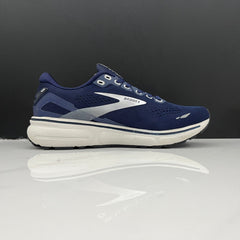 Brooks Ghost 15 Running Shoes in Navy and White