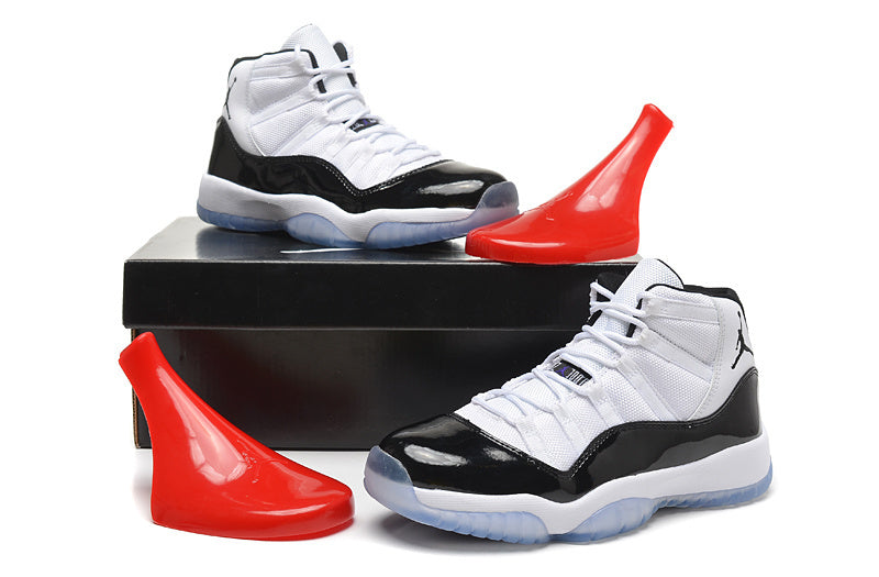 Jordan Air Jordan 11 Retro High White and Black Sneakers