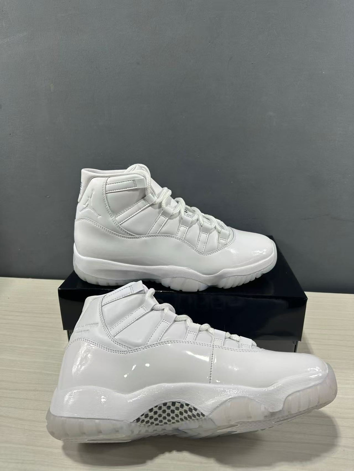 Jordan Air Jordan 11 Retro All-White High-Top Sneakers