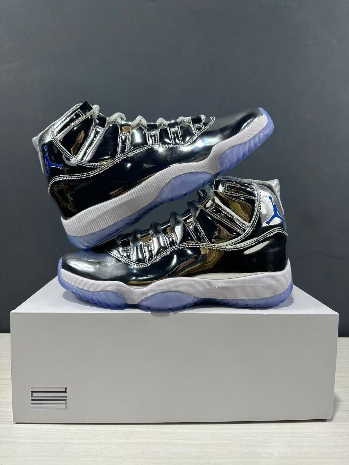 Jordan Air Jordan 11 Retro Silver High-Top Sneakers CT8012-730