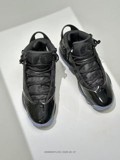 Jordan 6-4 Black High-Top Sneakers
