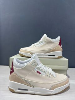Jordan Air Jordan 3 Retro Jumpman Year of the Horse Sneakers Cream Red IR0910-400
