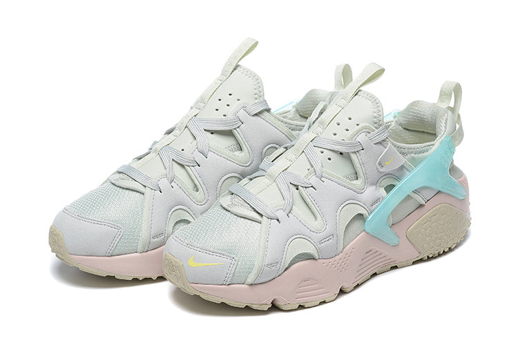 Nike Air Huarache Light Grey Pink Aqua Sneakers