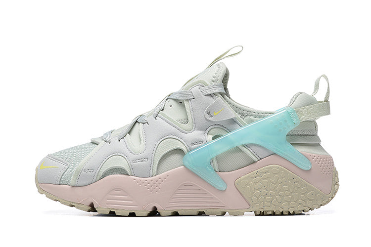 Nike Air Huarache Light Grey Pink Aqua Sneakers